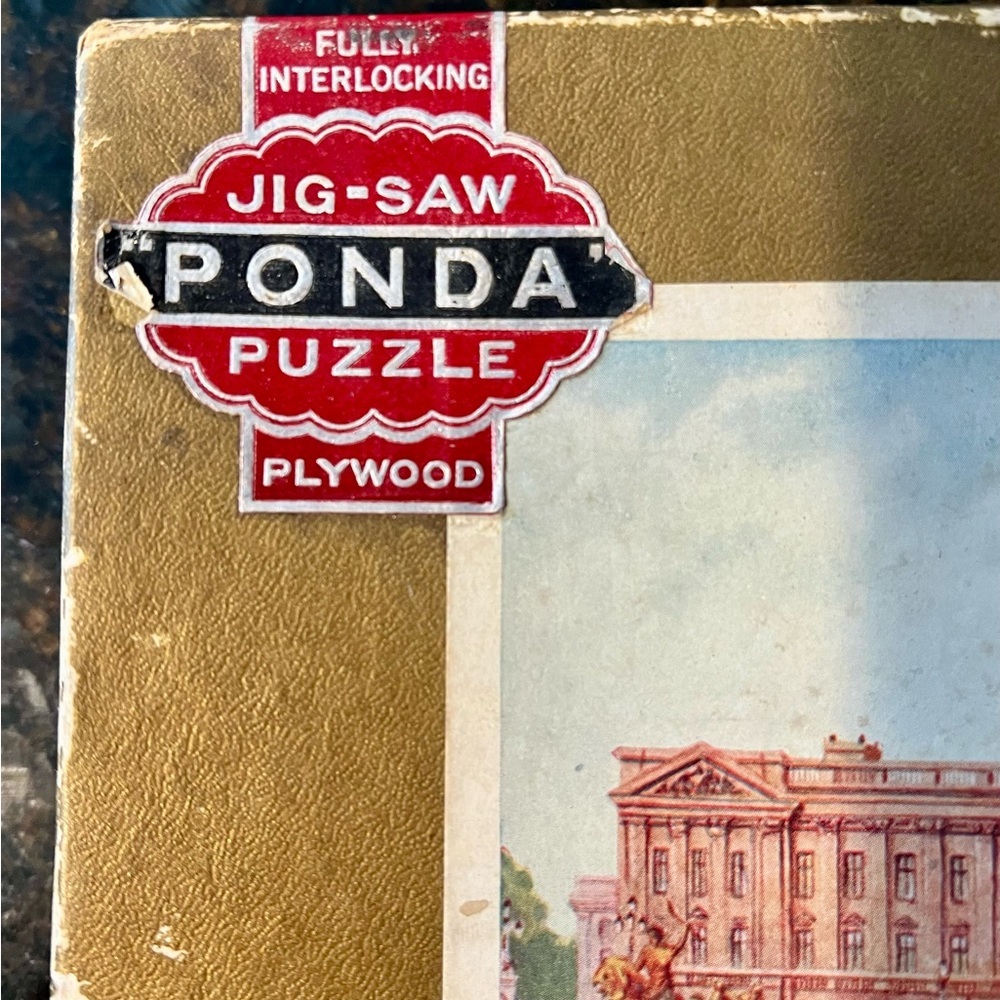 Vintage Ponda Wooden Jigsaw Puzzle 250 pcs Buckingham Palace England collectors​ - Picture 2 of 7
